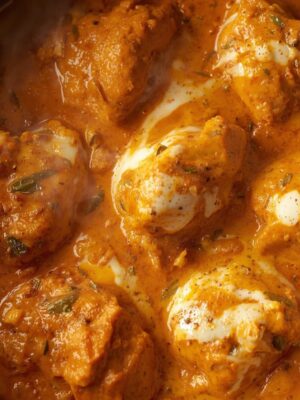 BUTTER CHICKEN in big handi (1) BUTTER CHICKEN (HALF)