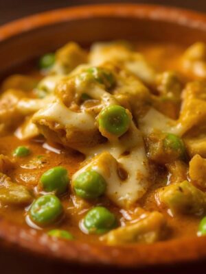 CHEESE PEAS CURRY