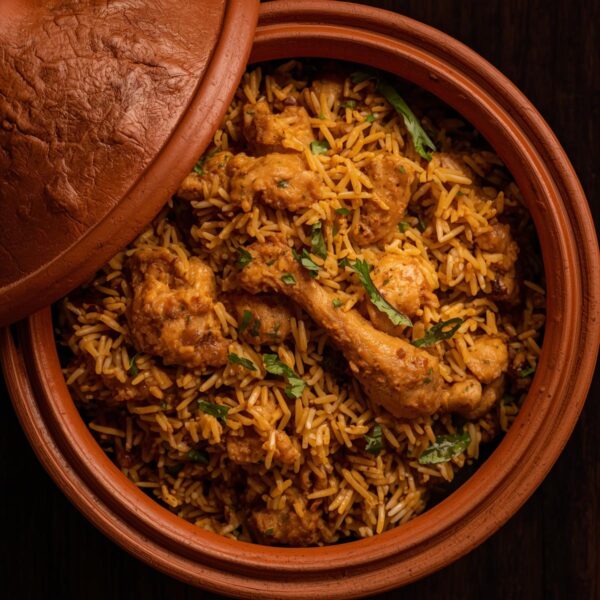 CHICKEN MATKA BIRYANI