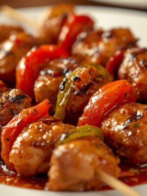 CHICKEN SCHEZWAN KABAB