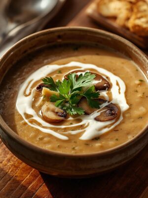 CREAM OF MUSHROOM SOUP